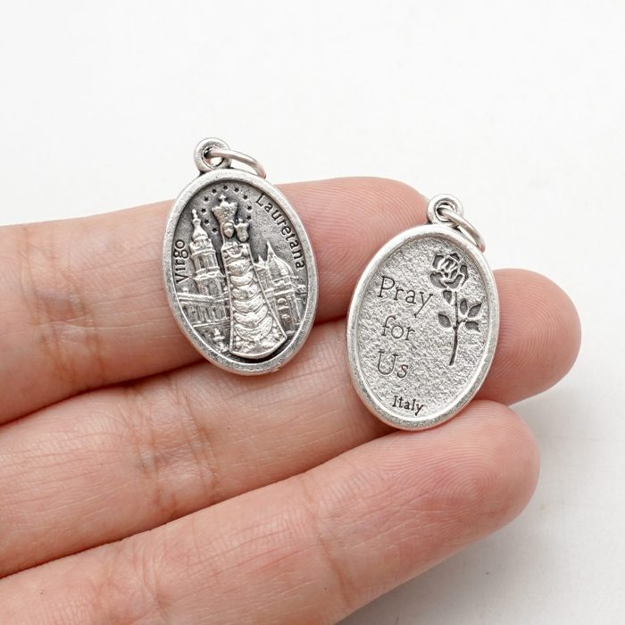 DIY小吊牌-洛雷托圣母-锌合金-2.2x1.6cm - 图片 3