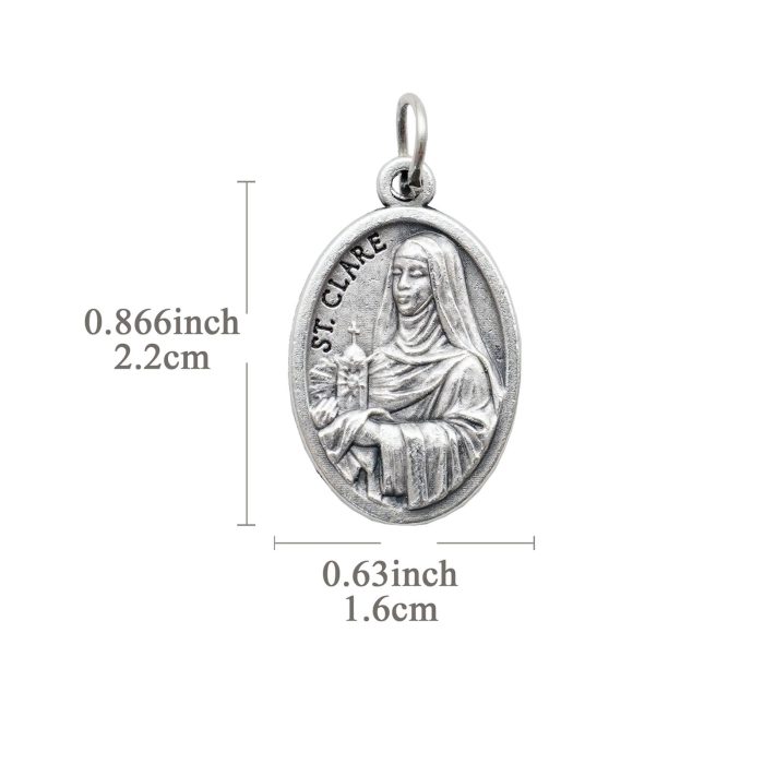 DIY小吊牌-圣女加辣/嘉勒-锌合金-2.2x1.6cm - 图片 2