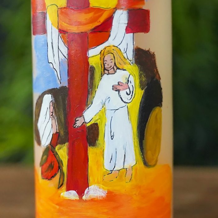 手工蜡烛-复活期-别害怕-7x20cm Catholic religious art