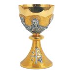 Chalice - Supper at Emmaus - Bicolour - H18x5cmxD10x5cm