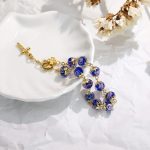 龙虾扣手链-蓝色琉璃内花-8mm - 图片 4