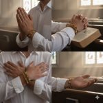弹力手链-橄榄木6mm-两圈绿色玉髓 - 图片 7