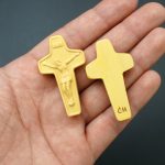 DIY十字架-带边框-黄杨木-4.5/5cm - 图片 3
