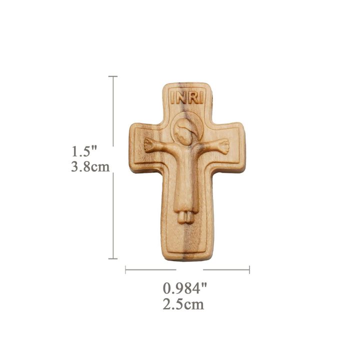 DIY十字架-卡通版-橄榄木-3.8cm - 图片 2