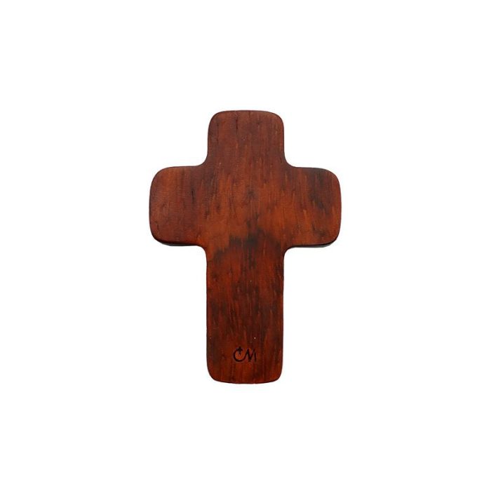 DIY十字架-耶稣头像-黑檀紫檀木-4.5cm - 图片 9