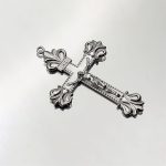 DIY十字架-复古十字架-925银亮白-4.8x3.4cm - 图片 5