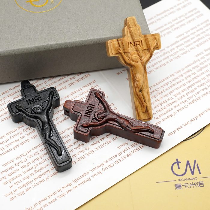DIY十字架-橄榄木十字架-4.5x2.4cm - 图片 3