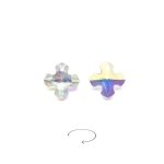 DIY十字架-水晶十字架吊坠-1.4cm