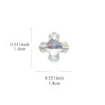 DIY十字架-水晶十字架吊坠-1.4cm - 图片 2