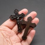 DIY十字架-黑檀木-5.5x3.5cm - 图片 3