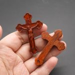 DIY十字架-紫檀木-5.5x3.5cm - 图片 6