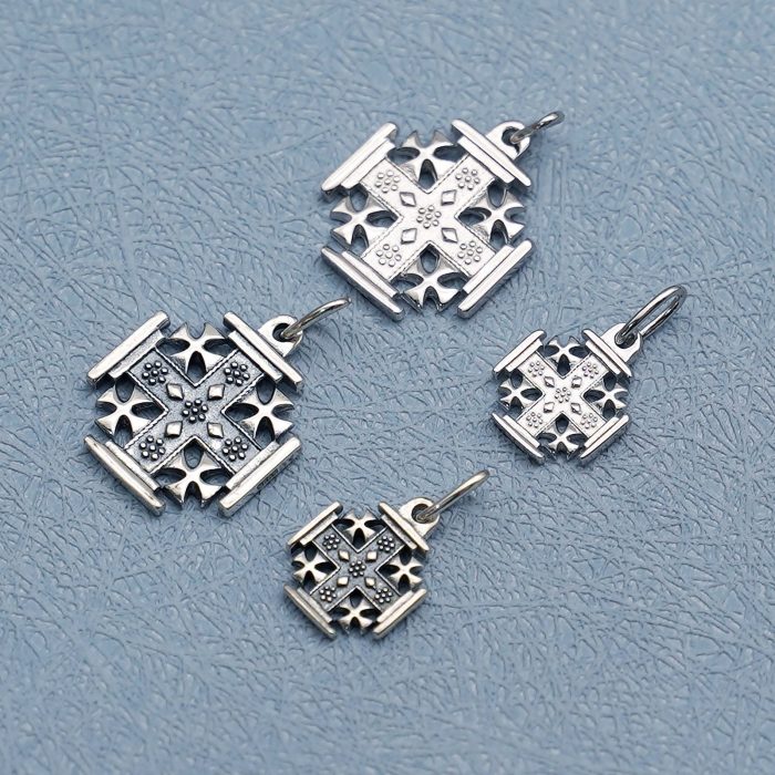 DIY十字架-耶路撒冷-电白-925银-1.5/1.0cm - 图片 5