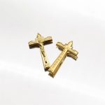 DIY十字架-禧年圣伯多禄广场-锌合金-金色-3.8x2.3cm - 图片 5