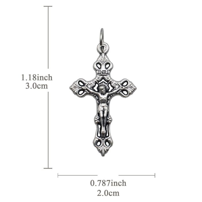 DIY十字架-锌合金-3.0cm - 图片 2