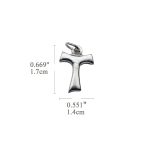 DIY十字架-方济各十字-锌合金-1.6cm - 图片 2