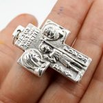 DIY十字架-基多福+圣母若瑟耶稣-锌合金-3x2.3cm - 图片 5