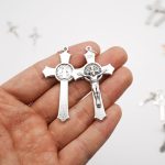 DIY十字架-圣本笃-锌合金-3.5/5.0cm - 图片 3