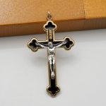 DIY十字架-锌合金-金色黑色珐琅彩-3.7/5.5cm - 图片 6