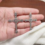 DIY十字架-加冕-锌合金-4.0/5.0cm - 图片 3