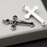 DIY十字架-珐琅彩黑色-锌合金-3.7/5.5cm - 图片 6
