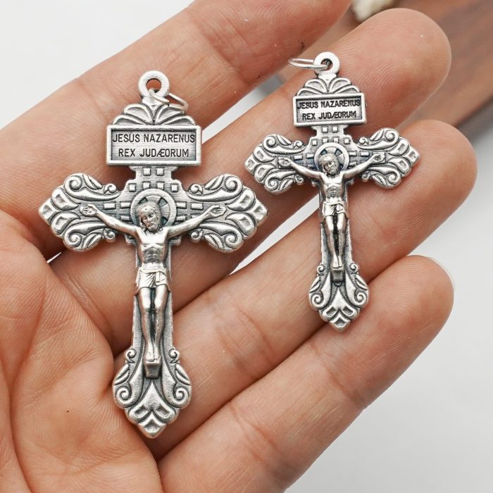 DIY十字架-宽恕-锌合金-3.9/5.1cm - 图片 2