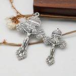 DIY十字架-宽恕-锌合金-3.9/5.1cm - 图片 3
