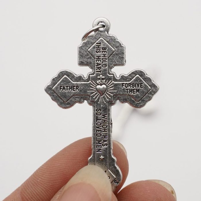 DIY十字架-宽恕-锌合金-3.9/5.1cm - 图片 4