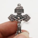 DIY十字架-宽恕-锌合金-3.9/5.1cm - 图片 5