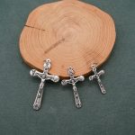 DIY十字架-默主哥耶和平-锌合金-2.9/4.0/4.9cm - 图片 3