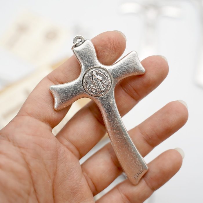 DIY十字架-本笃-锌合金-3.0/5.3/8.0cm - 图片 3