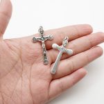 DIY十字架-露德圣母-锌合金-3.0/4.0/5.0cm - 图片 5