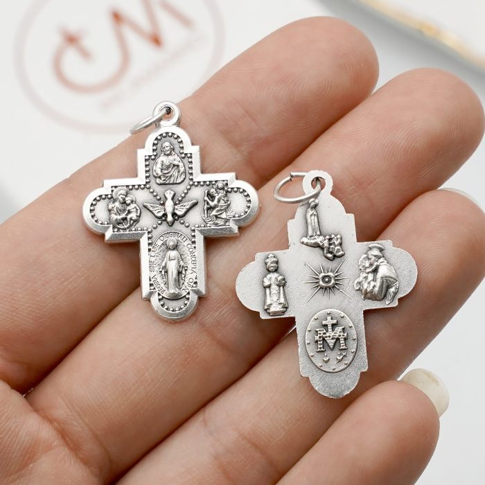 DIY十字架-加尔默罗-锌合金-1.4/2.7cm - 图片 3