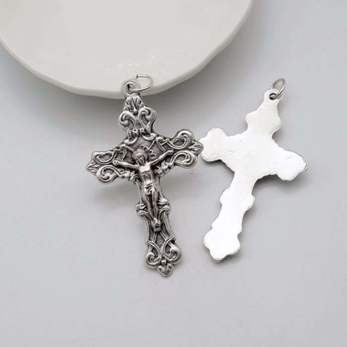 DIY十字架-念珠配件-锌合金-4.5cm - 图片 3