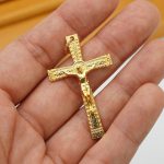 DIY十字架-锌合金-金色-4.2cm - 图片 3