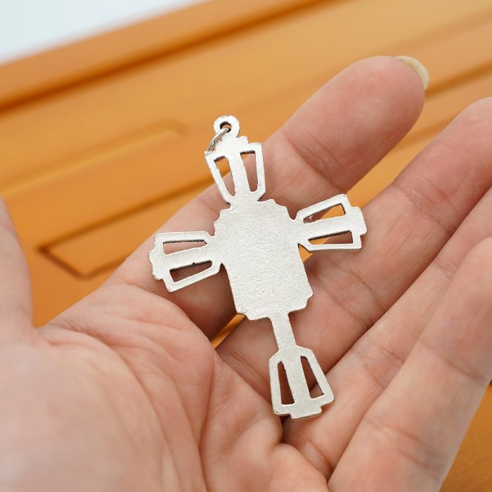 DIY十字架-耶稣头像-锌合金-5.1x4cm - 图片 4
