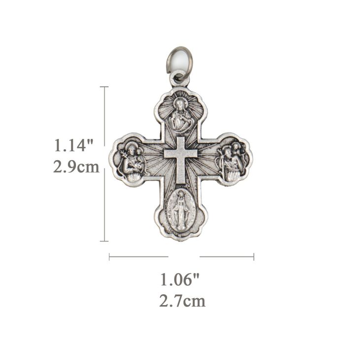 DIY十字架-加尔默罗-锌合金-2.9x2cm - 图片 2