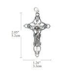 DIY十字架-锌合金-5.2x3.2cm - 图片 2