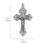 DIY十字架-宽恕-锌合金-5.0x3.3cm - 图片 2