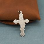 DIY十字架-圣体圣事+锌合金蓝珐琅-3.8x2.6cm - 图片 4