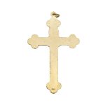 DIY十字架-圣三苦像-锌合金-金色-5.2x3.5cm - 图片 5