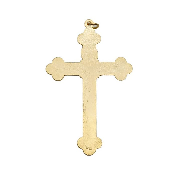 DIY十字架-圣三苦像-锌合金-金色-5.2x3.5cm - 图片 5
