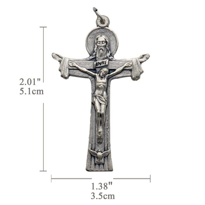DIY十字架-圣三-锌合金-5.5cm - 图片 2