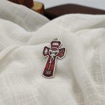 DIY十字架-圣神-锌合金红珐琅-4.5x2.8cm - 图片 4