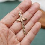 DIY十字架-白钻+宝剑-黄铜-4.1x1.8cm - 图片 6