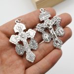 DIY十字架-宽恕+显灵圣母+圣本笃-锌合金-5.5cm - 图片 3