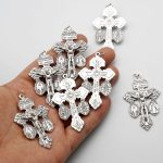 DIY十字架-宽恕+显灵圣母+圣本笃-锌合金-5.5cm - 图片 5