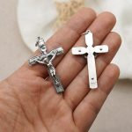 DIY十字架-锌合金-3.8/5.0cm - 图片 3