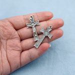 DIY十字架-锌合金-3.5/4.6cm - 图片 3
