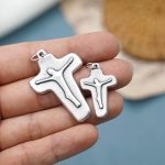 DIY十字架-风格化-锌合金-2.5/4.0cm - 图片 3