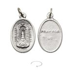 DIY小吊牌-洛雷托+字-锌合金-镀银-2.2cm